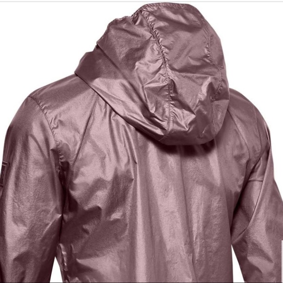Under Armour UA Storm Pinkish Metallic Hood Jacket - Picture 6 of 10